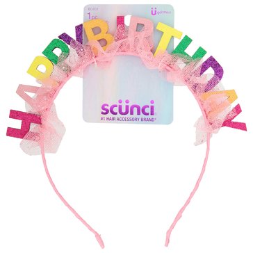 Scunci Happy Birthday Headband