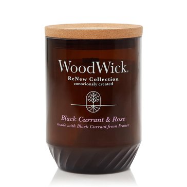 Woodwick Renew Black Currant and Rose Large Candle