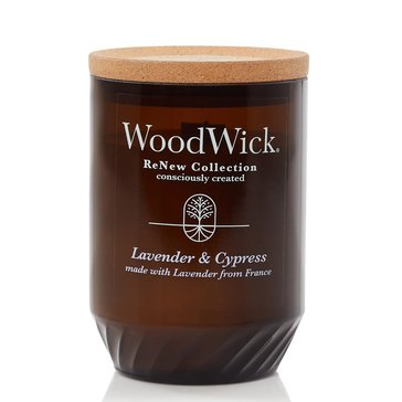 Woodwick Renew Lavender and Cypress Large Candle