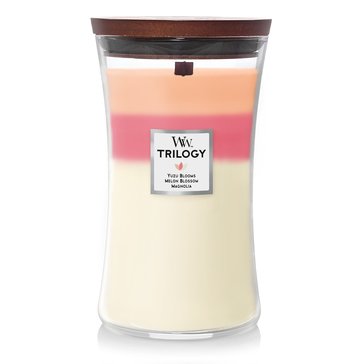 Woodwick Blooming Orchard Large Trilogy Jar Candle