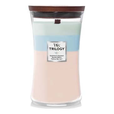 Woodwick Oceanic Large Trilogy Jar Candle