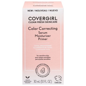 CoverGirl Clean Fresh Skincare AM Serum Moisturizer Primer