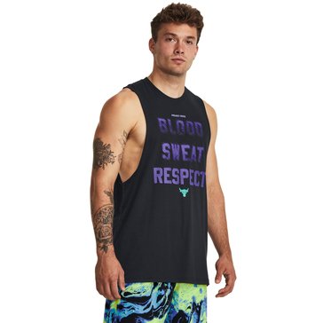 Under Armour Men's Project Rock Blood Sweat Respect Tank