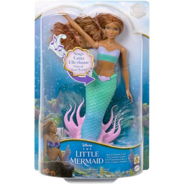 Disney Little Mermaid Live Action Mermaid Singing Doll
