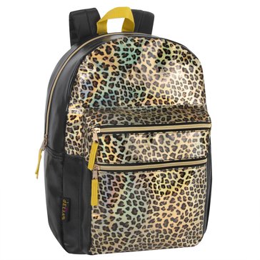 A D Sutton Girls Leopard Backpack