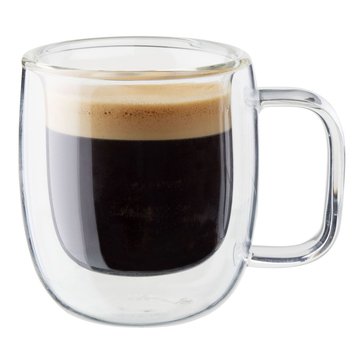 Henckels Zwilling Sorrento Plus 2-Piece Double Wall Glass Espresso Mug Set