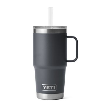 Yeti Rambler Mug with Straw Lid, 25oz