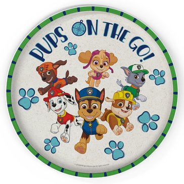 Zak Designs Paw Patrol Pups on the Go Melamine Plate