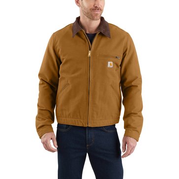 Carhartt Men's Relaxed Fit Duck Blanket Lined Detroit Jacket