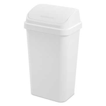 Sterilite 13-Gallon Swing Top Wastebasket