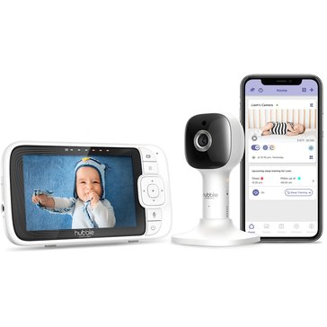 Hubble Connected Nursery Pal Cloud 5 Smart HD Baby Monitor with Night Light