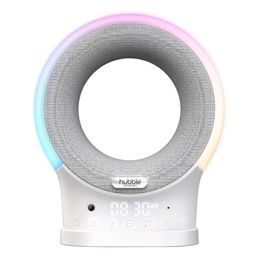 Hubble Connected Eclipse Smart Portable Soother with Night Light, Clock, and Audio Monitoring