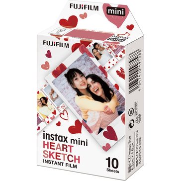 Fujifilm Instax Mini Heart Sketch Film