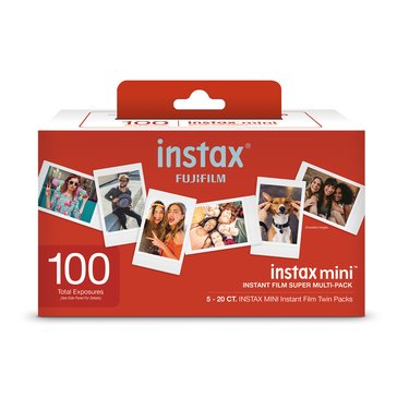 Fujifilm Instax Mini Film, Super value pack, 100 ct