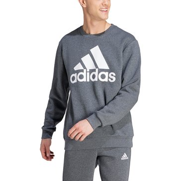 Adidas Men's Big Logo Fleece Crew Sweatshirt