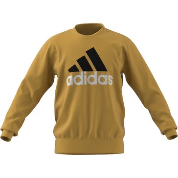 Adidas Men's Big Logo Fleece Crew Sweatshirt