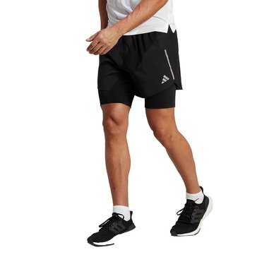 Adidas Men's Design For Run 2-in-1 Shorts