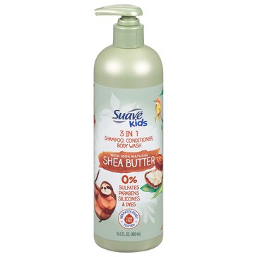 Suave Kids Naturals 3n1 Shea Butter Shampoo 16.5oz