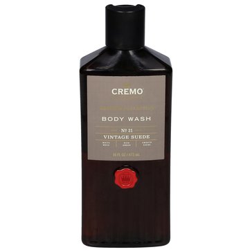 Cremo Vintage Suede Body Wash 16oz