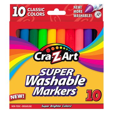 Cra-Z-Art Washable Broadline Markers 10ct