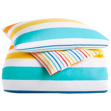 Harbor Home Kids' Rainbow Stripe Comforter