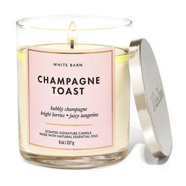 Bath & Body Works Core Tumbler Champagne Toast Single Wick Candle