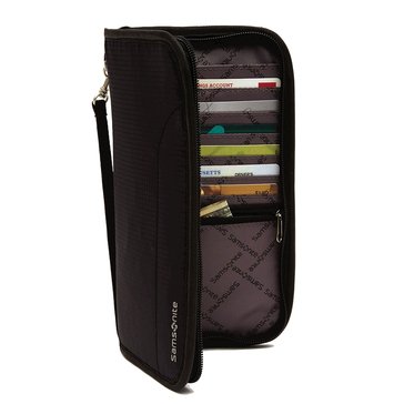 Samsonite RFID Zip Closed Travel Wallet