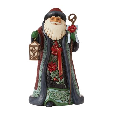 Jim Shore Heartwood Creek Holiday Manor Santa with Cane Figurine