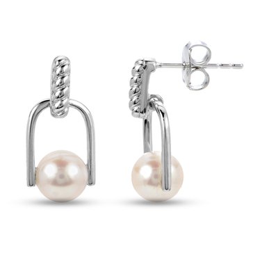 Imperial Cultured Freshwater Pearl Door Knocker Earrings