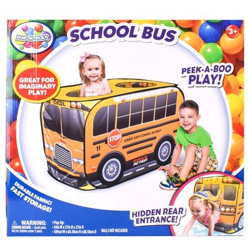 Poptopia School Bus Play Tent