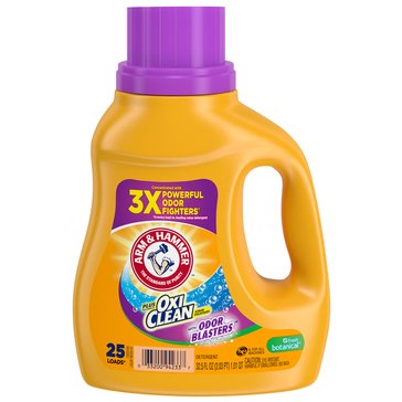 Arm & Hammer Oxiclean Odor Blasters Liquid Laundry Detergent, Fresh Botanical