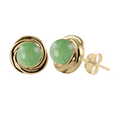 Imperial Jade Loveknot Earrings