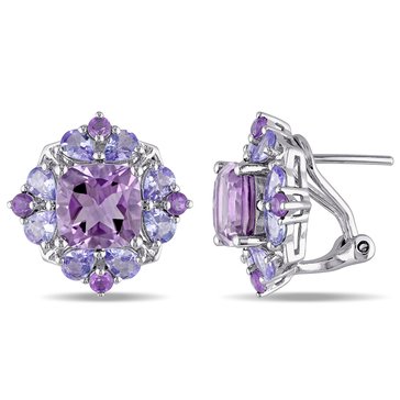 Sofia B. 5 7/8 cttw Amethyst & Tanzanite Fashion Earrings