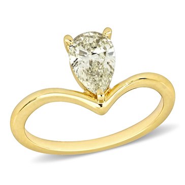 Sofia B. 1 cttw Pear Diamond Solitaire Ring