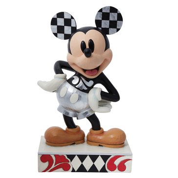 Jim Shore Disney Traditions 100 Years of Wonder Checkered Mickey Statue