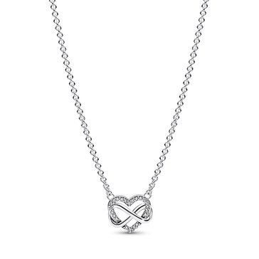 Pandora Sparkling Infinity Heart Collier Necklace