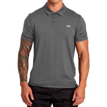 RVCA Men's Sport Men's Sport Vent Short Sleeve Polo Knit Shirt