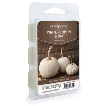 Candle Warmers Wax Melts White Pumpkin and Oak