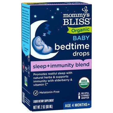 Mommy's Bliss Organic Baby Bedtime Drops Overnight Immunity Support