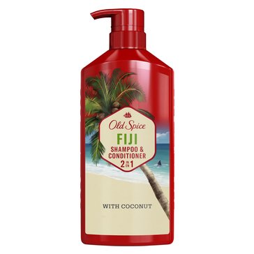 Old Spice Fiji 2-n-1 Shampoo 4, 21.9oz