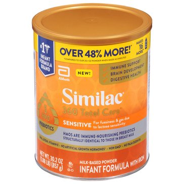 Similac 360 Total Care Sensitive Infant Formula Powder