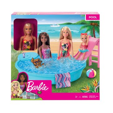 Barbie Pool Doll Playset
