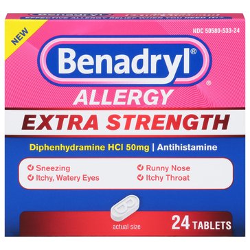 Benadryl Extra Strength Tablets