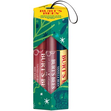 Burt's Bees Mistletoe Kiss Red Gift Set