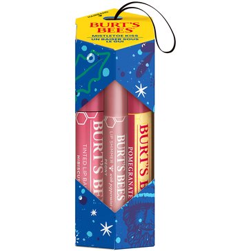 Burt's Bees Mistletoe Kiss Pink Gift Set