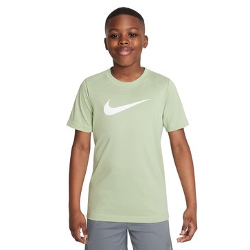 Nike Big Boys' Dri-Fit Swoosh Short Sleeve Tee