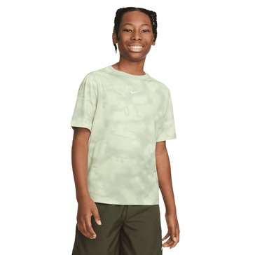 Nike Big Boys' Dri-Fit Blurred Camo Short Sleeve Tee