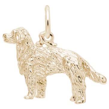 Rembrandt Charms Golden Retriever Charm