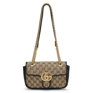 Gucci Canvas GG Marmont Mini Shoulder Bag