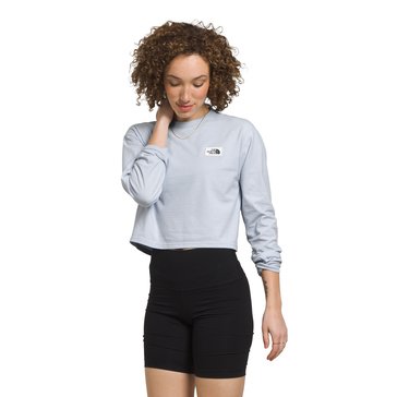 The North Face Women's Heritage Patch Cropped Long Sleeve Tee